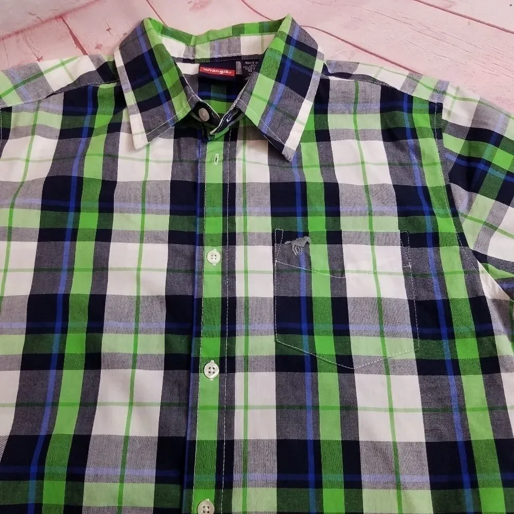 Wrangler plaid shirt XL14/16